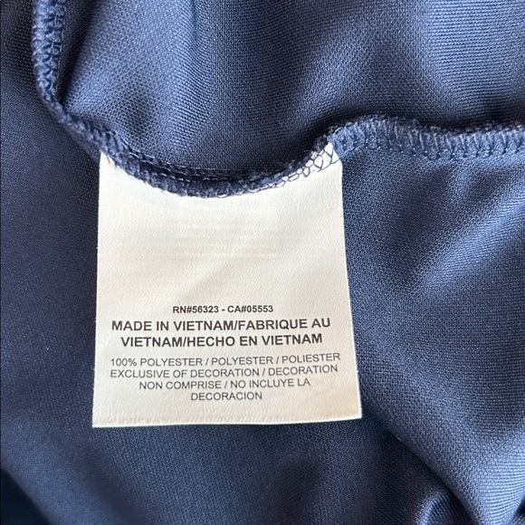 Nike Golf Tour Performance Polo in Navy Blues Sleeveless Shirt size Small - Picture 3 of 7